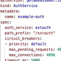 AuthService circuit breakers